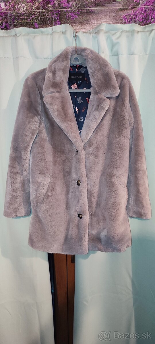 Teplý umelý kožuch