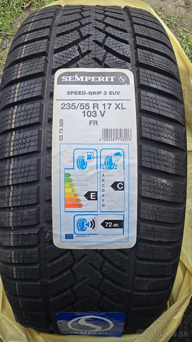 Predám zimné pneumatiky SEMPERIT SPEED GRIP 3 SUV