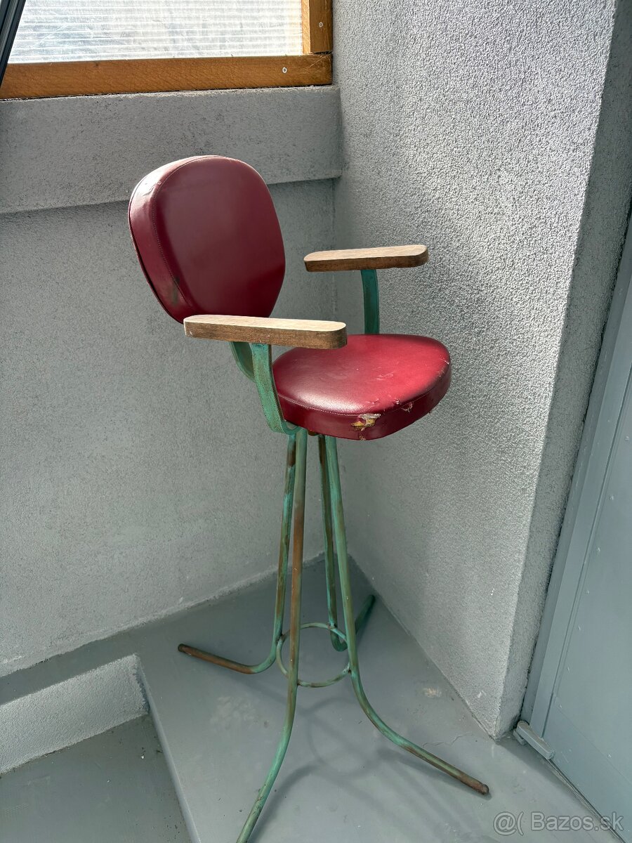 Barber Retro detská stolička, kadernícka
