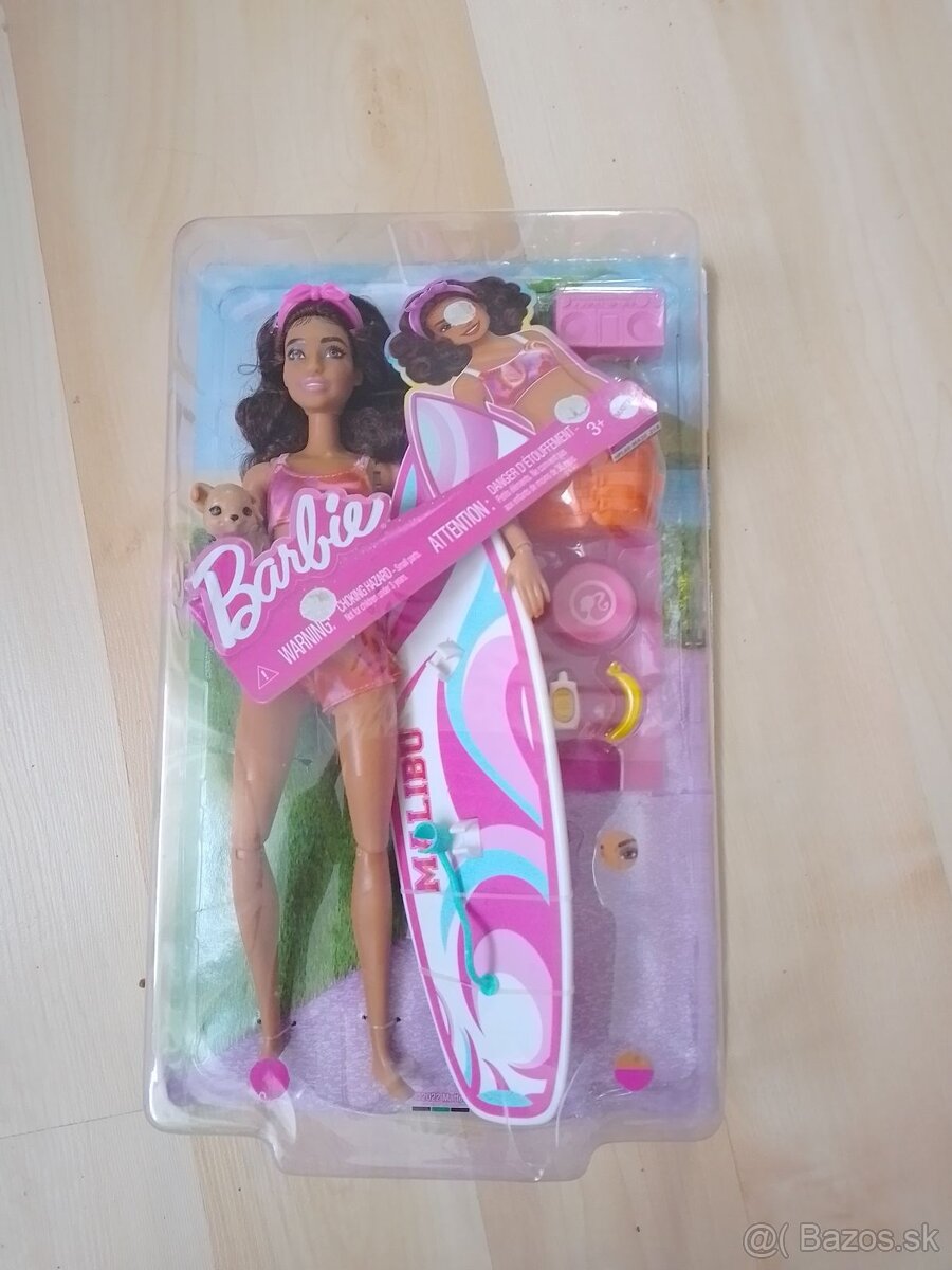 Barbie surferka nerozbalená