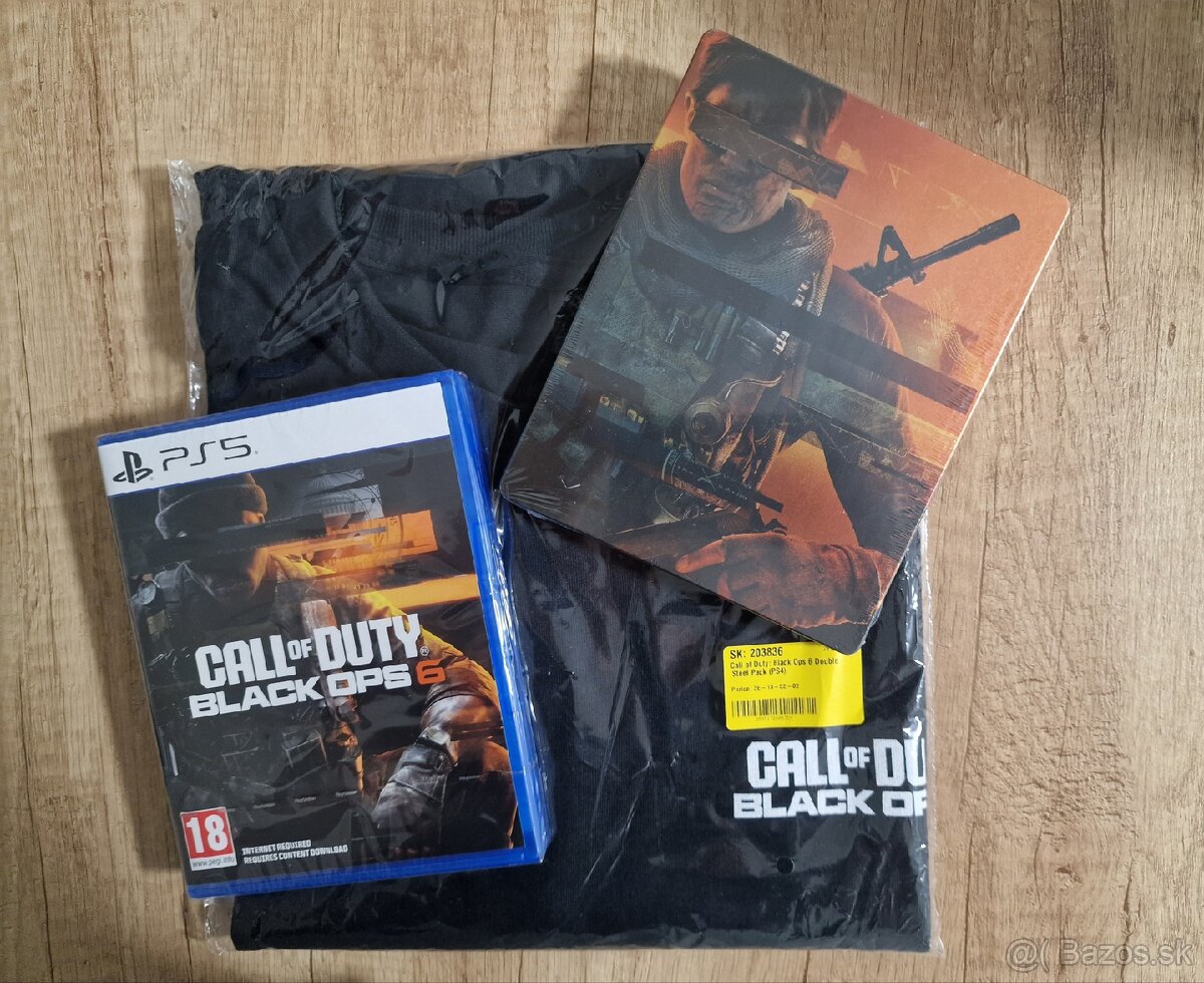 Call of Duty: Black Ops 6 PS5 + Steelbook + Tričko