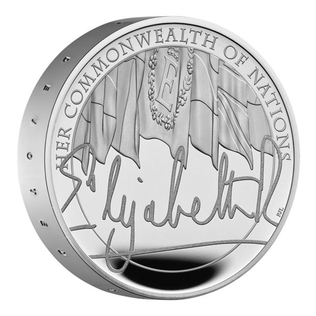 investičné striebro - mince - Elizabeth II - minca piedfort
