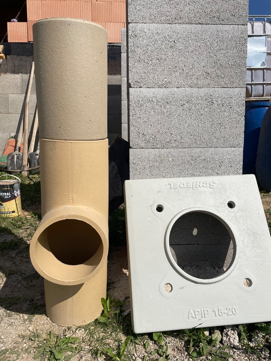 Komínový sopúch 90 stupňov, priemer 200 mm, tvárnica 1 kus