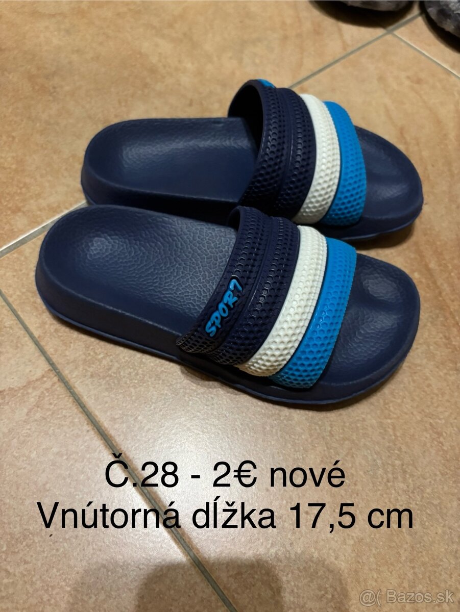 Chlapčenské šlapky