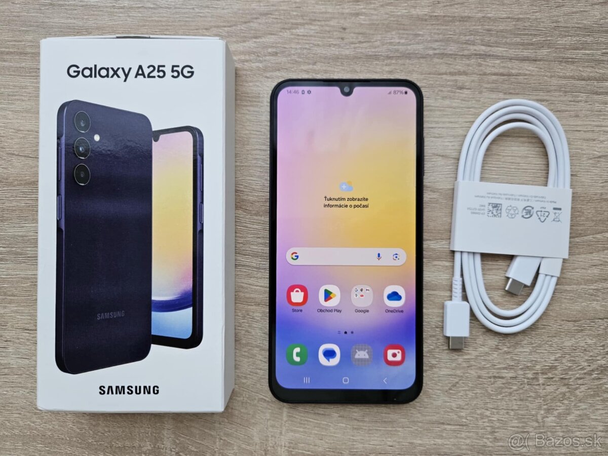 Samsung Galaxy A25 5G 6GB/128GB, ako novy, zaruka