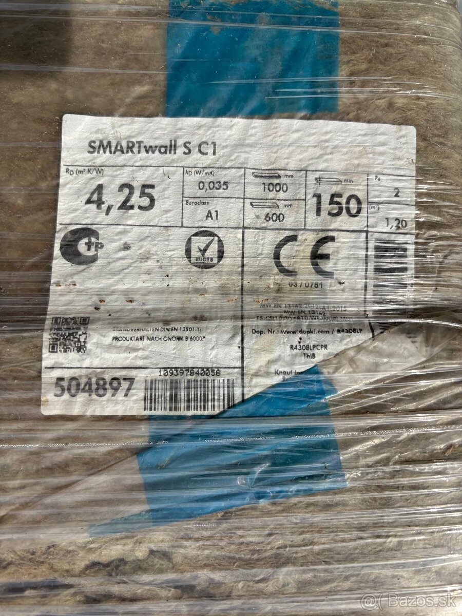 Minerálna izolácia Knauf Smartwall S C1 150mm ZA POLOVICU