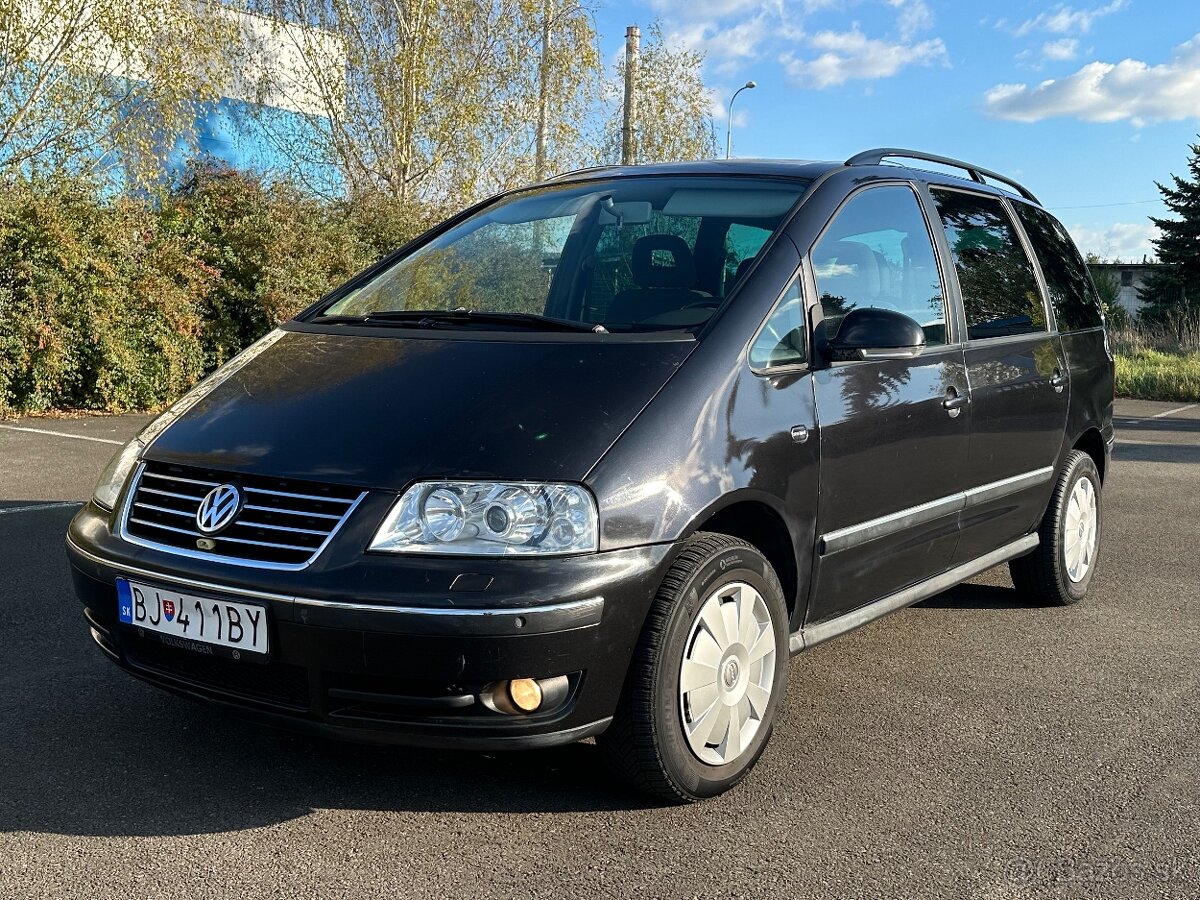 VW Sharan 1.9 Tdi 85kw 2004 Tempomat Ťažne 7 Sedačiek