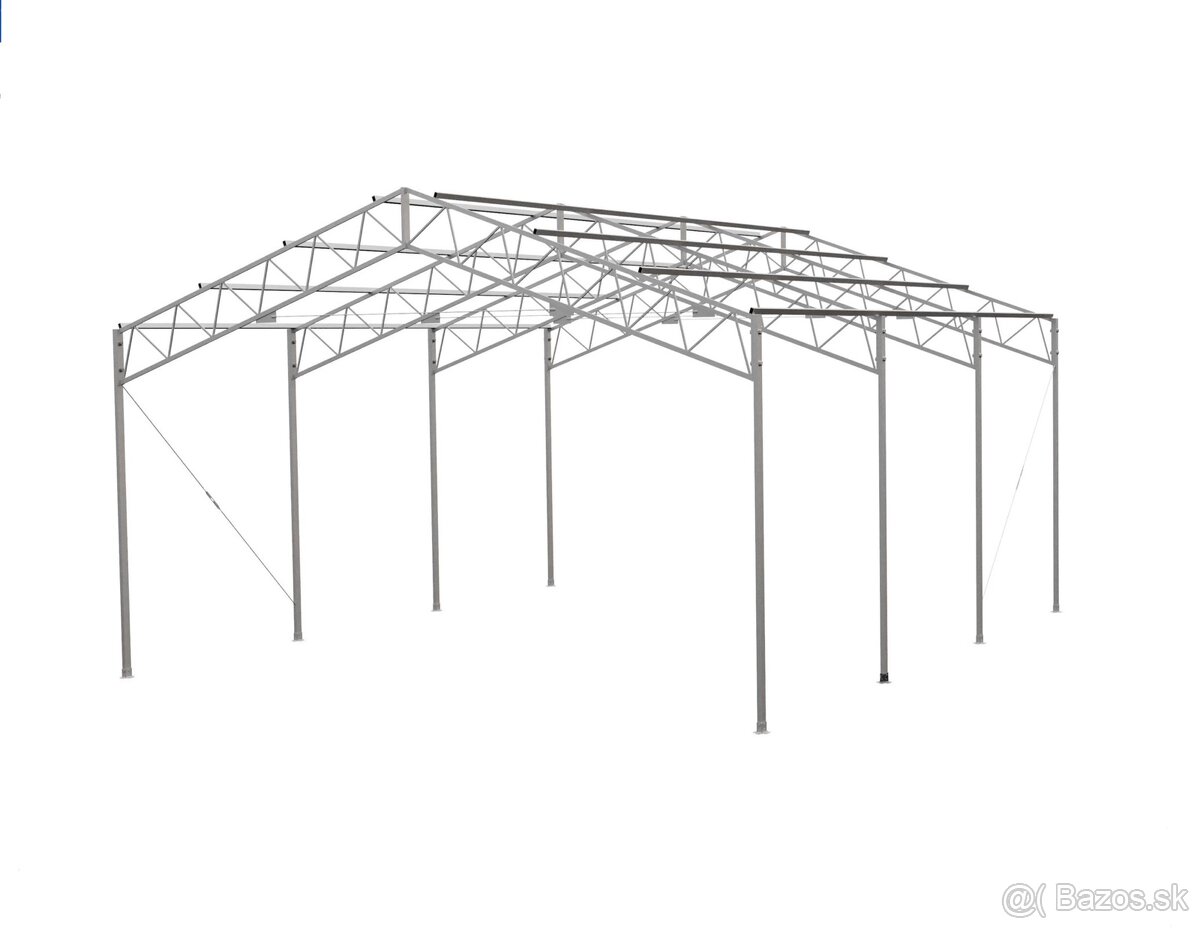 Oceľová konštrukcia 8x9m - pozinkovaná, s dopravou zdarma
