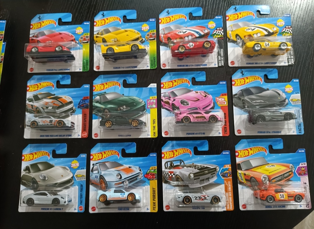 Hot wheels 2025/26 Ferrari F40 ,Ferrari 365 atd balik