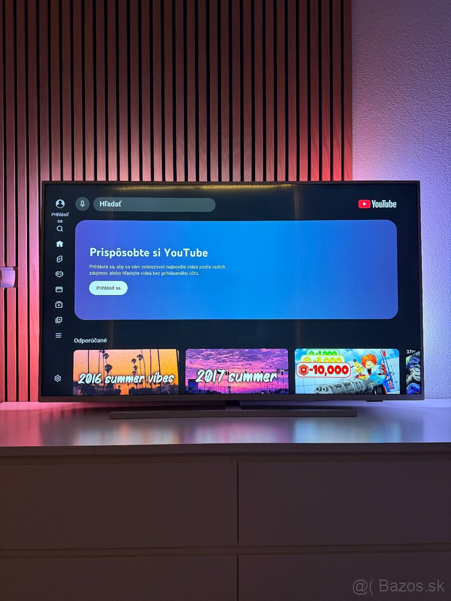 Predám 55" 4K Smart TV Philips 55PUS7304 – Ambilight