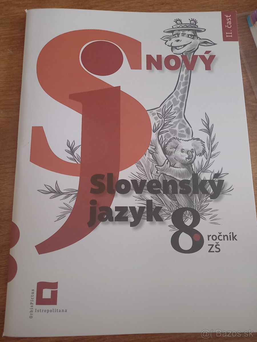 Predám Nový slovenský jazyk 8. ročník 2. časť