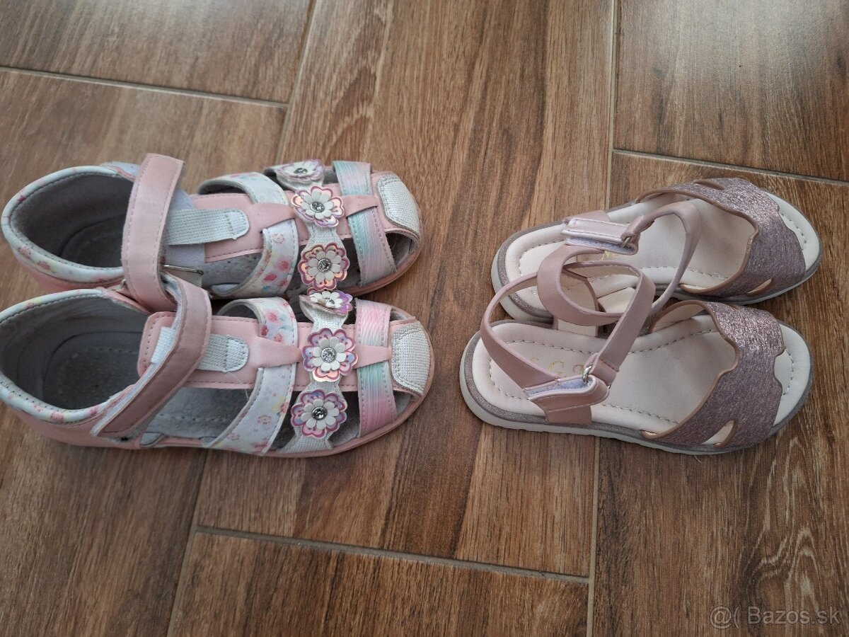 Detské sandále pre dievča veľkosť  28