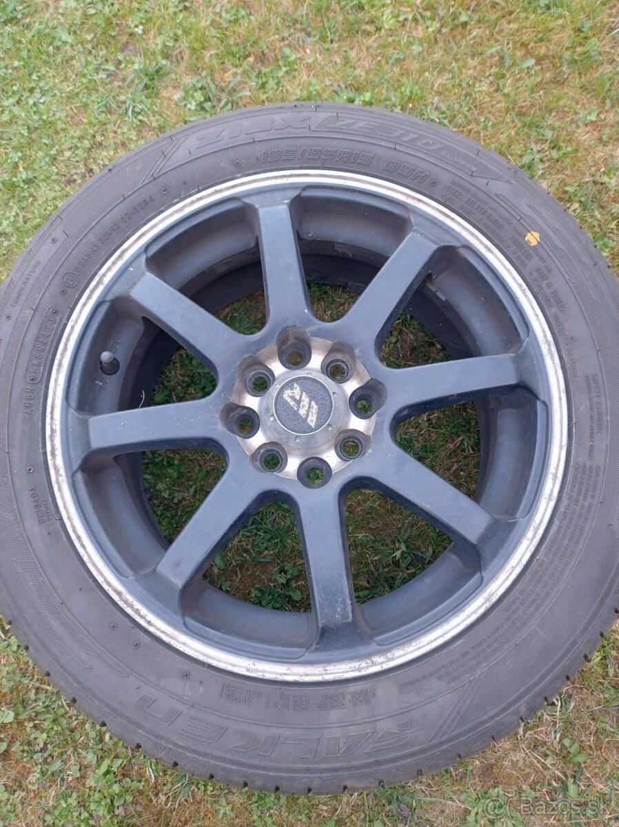 4x100 195/55r15 letné pneumatiky Honda Civic EK4 vti