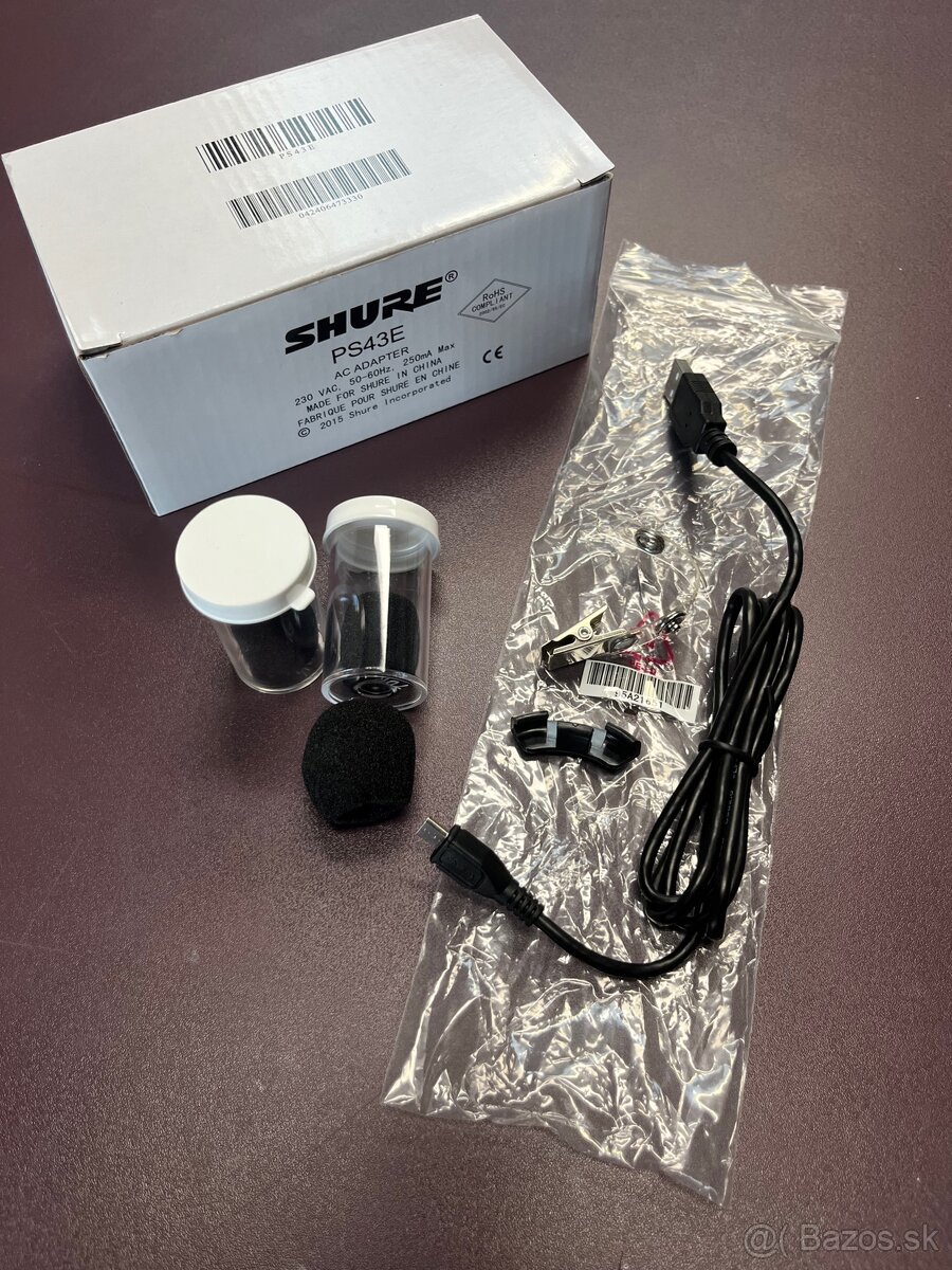 Náhradné komponenty/diely pre mikrofóny Shure