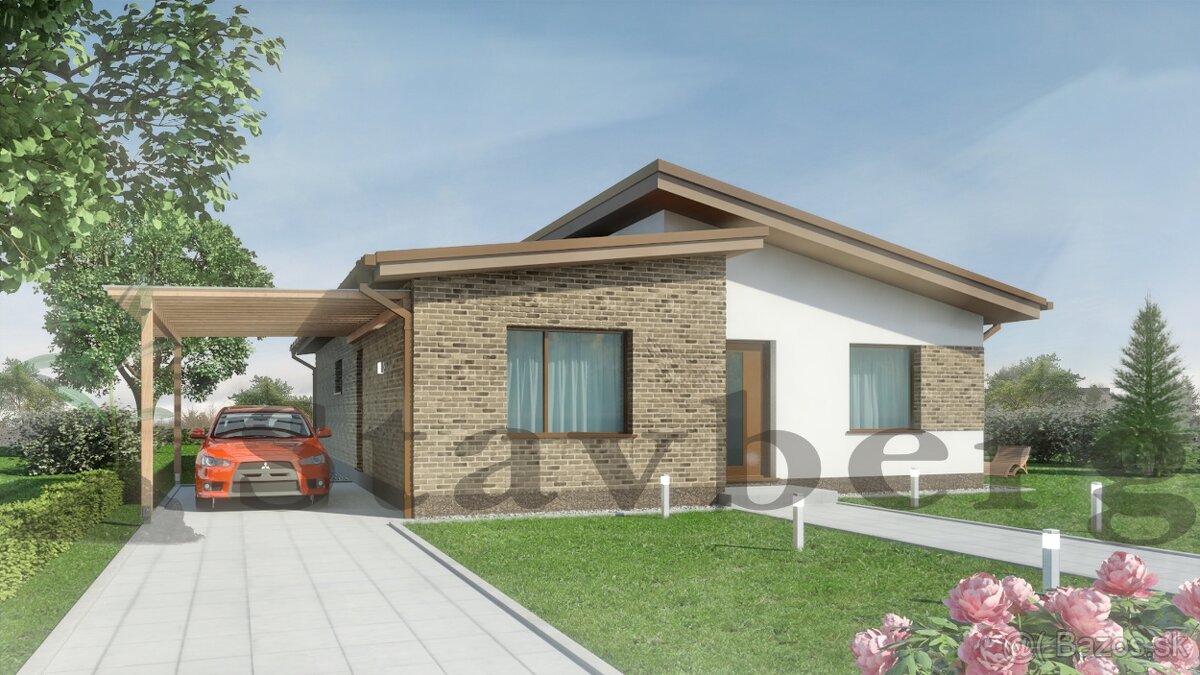 Budúca novostavba 4i RD, pozemok 450 m2 (alt. 3i a gar.)