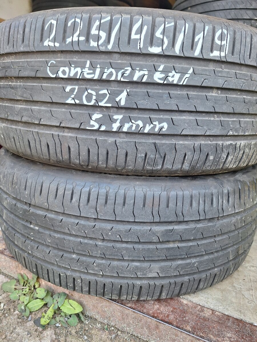 225/45/R19 Letné 2ks