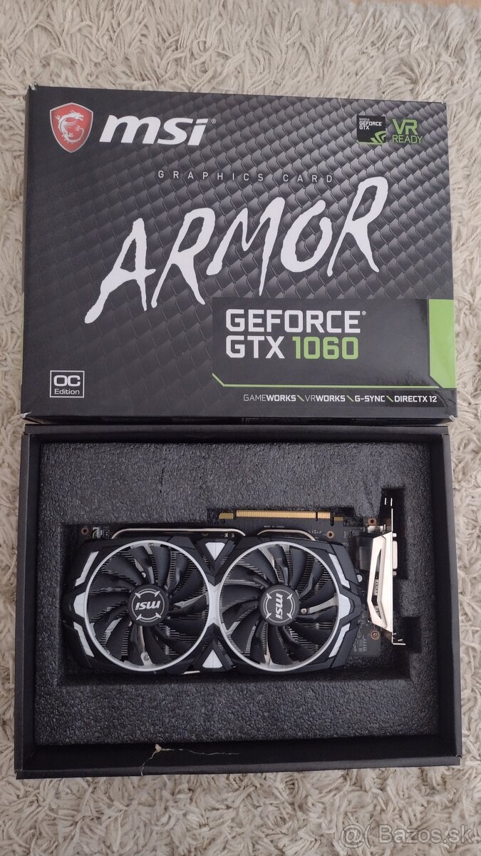 MSI GeForce GTX 1060 ARMOR 6G