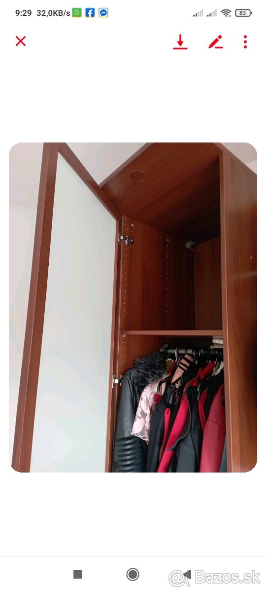 Vysoká IKEA skrina