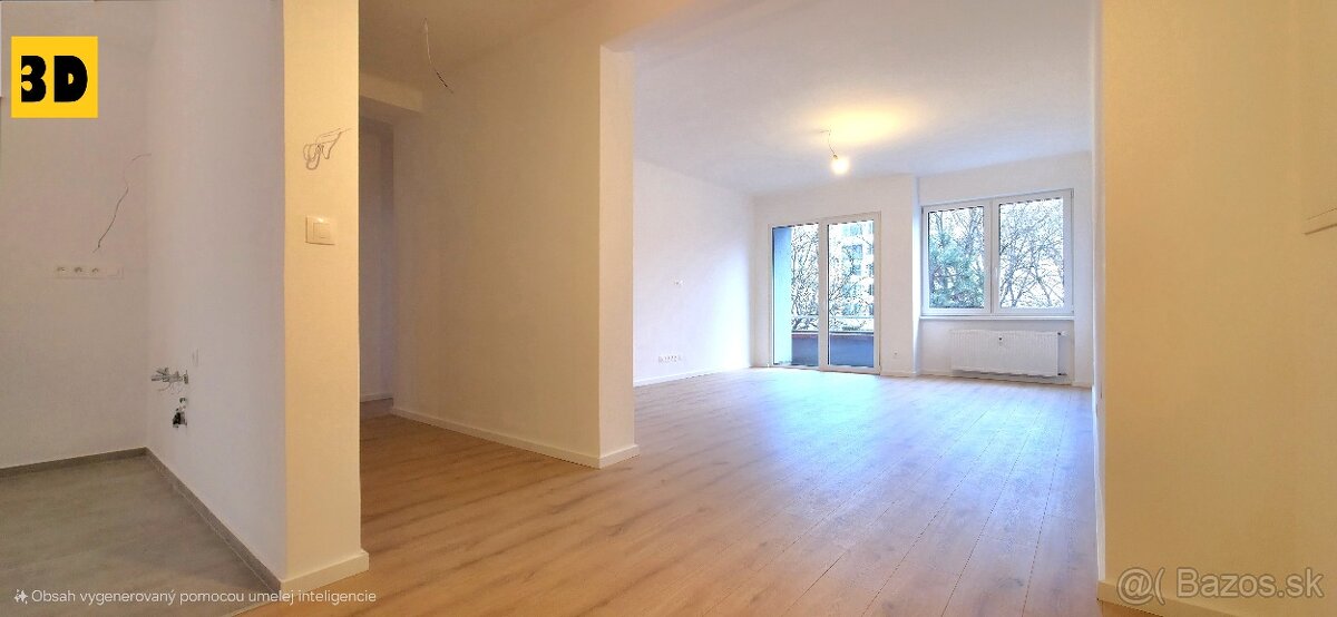 PNORF – nový 4i, 90 m2, 2x balkón, komora, kobka, Krížna ul.
