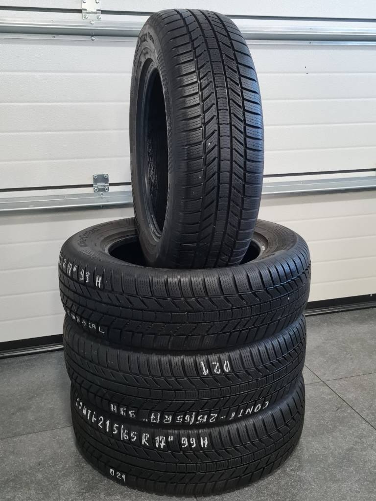 4x Continental 215/65 R17 99H Zimné pneumatiky.