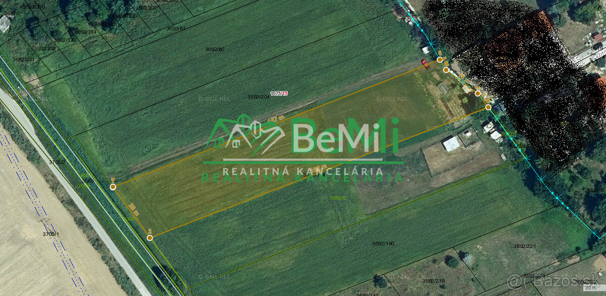 EXKLUZÍVNE - Na predaj investičný pozemok Nitra. 4316 m2