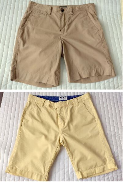 2x nove pánske, chlapčenské značkové kraťase