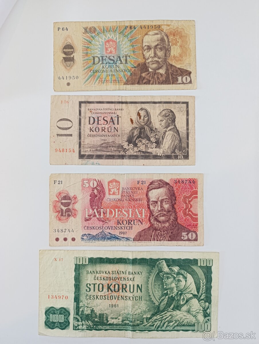 Lot bankoviek ČSSR