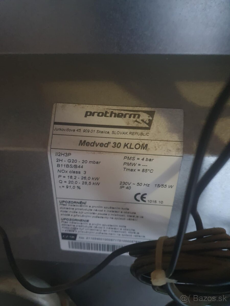 Kotol PROTHERM MEDVEĎ KOLM 30