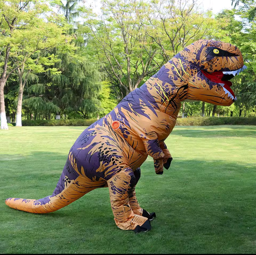 Detský nafukovací kostým dinosaura