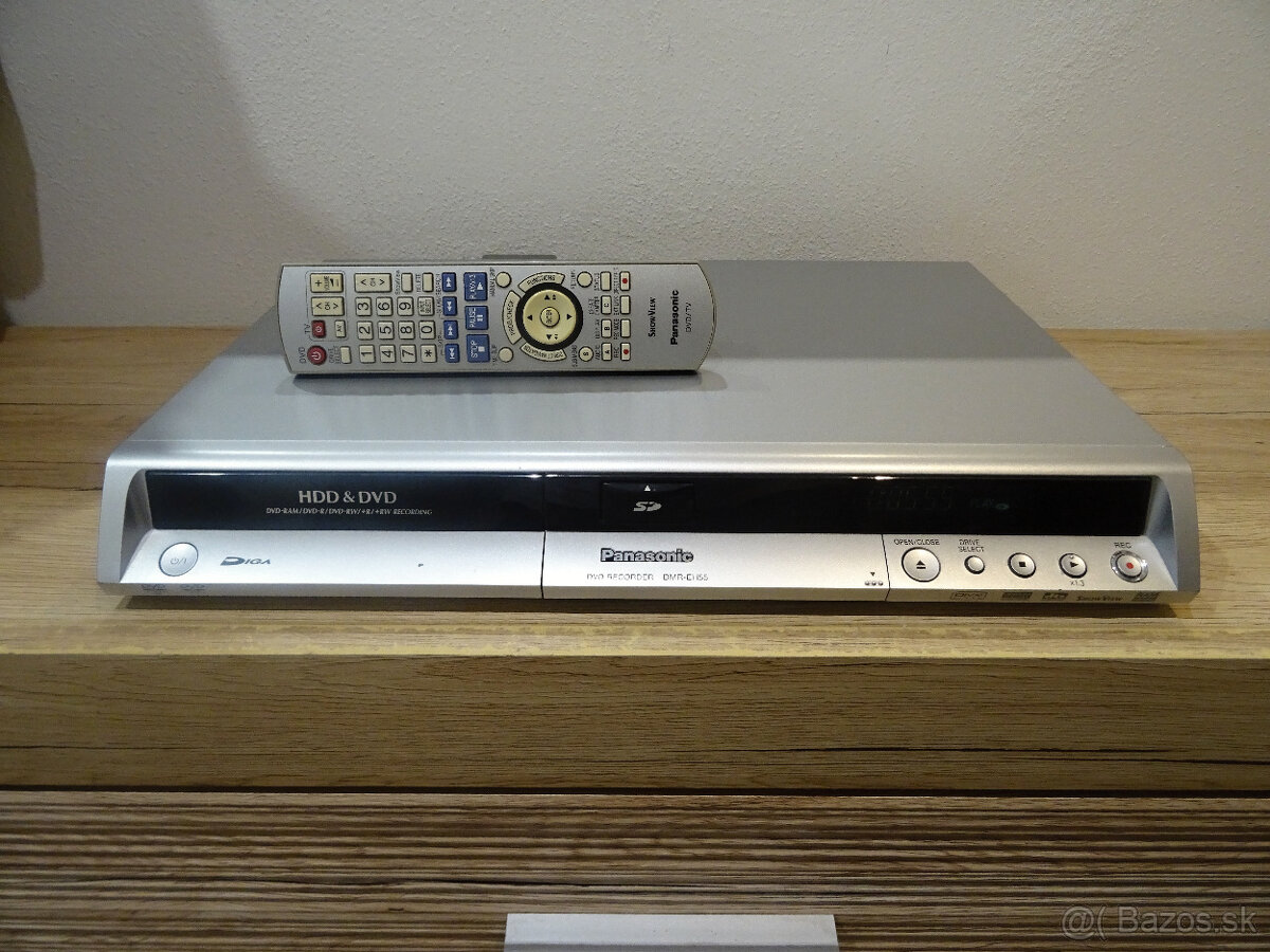 DVD rekordér Panasonic DMR-EH55 - 160 GB HDD