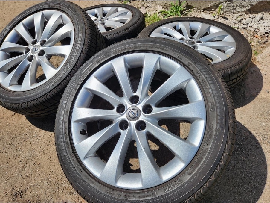 Astra J 4 a Mokka s rozměry 5x105, velikostí 7jx17 et42