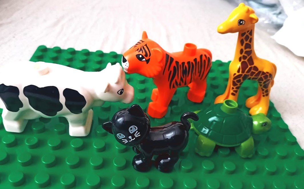 Zvierata duplo do stavebnic 5 ks