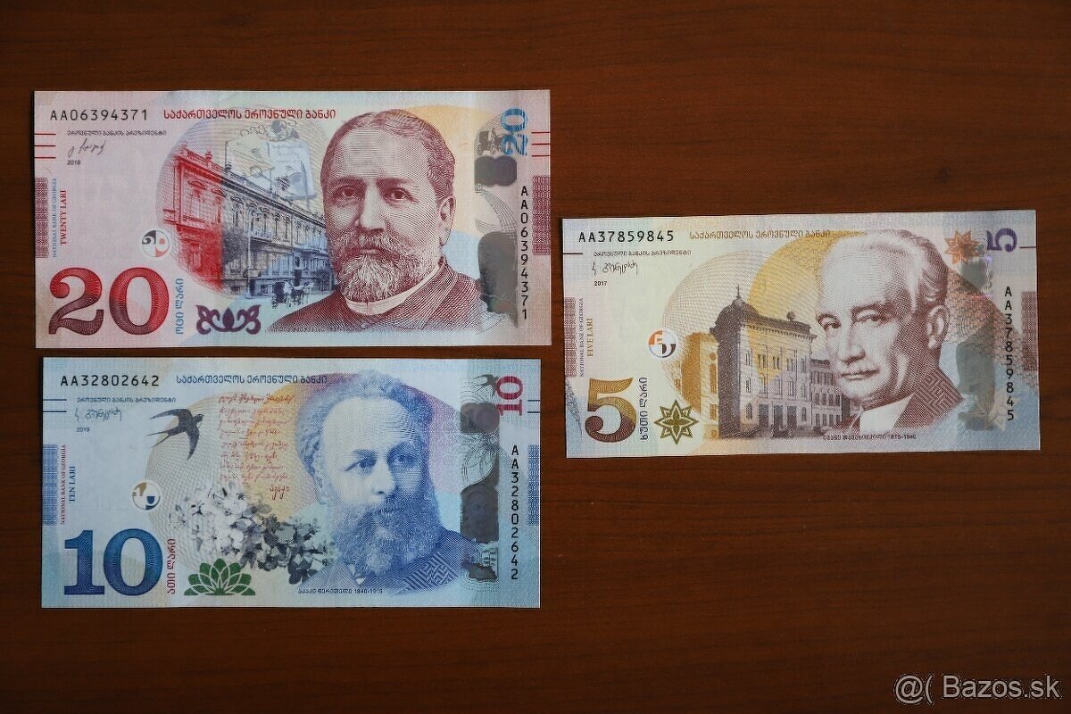 Unc bankovky Gruzínsko