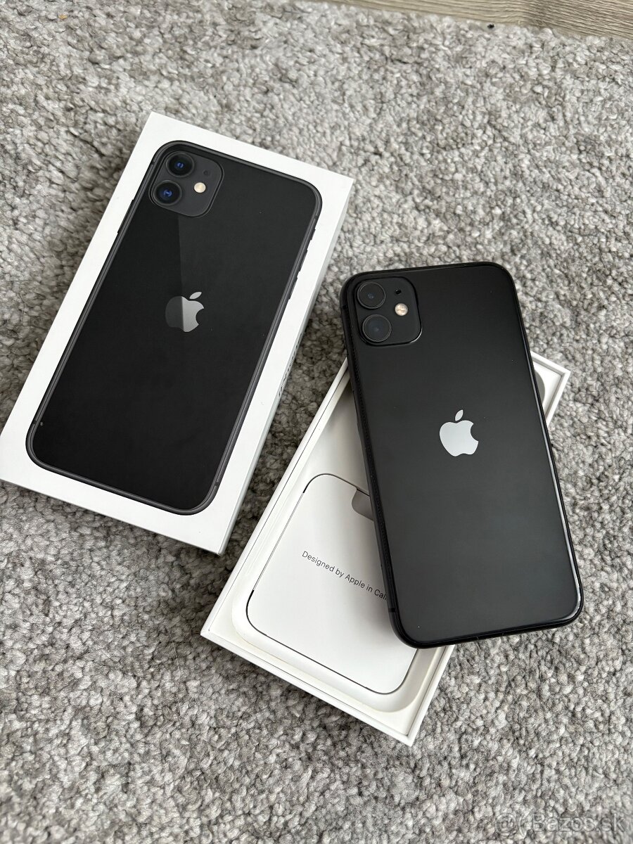 Apple iphone 11 cierny black 128gb