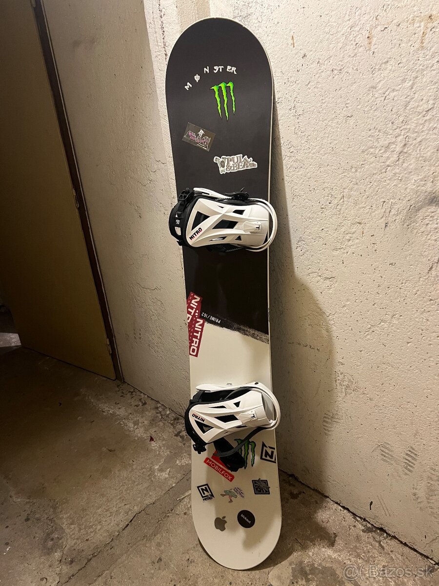 Predám snowboard s topánkami a viazaním NITRO