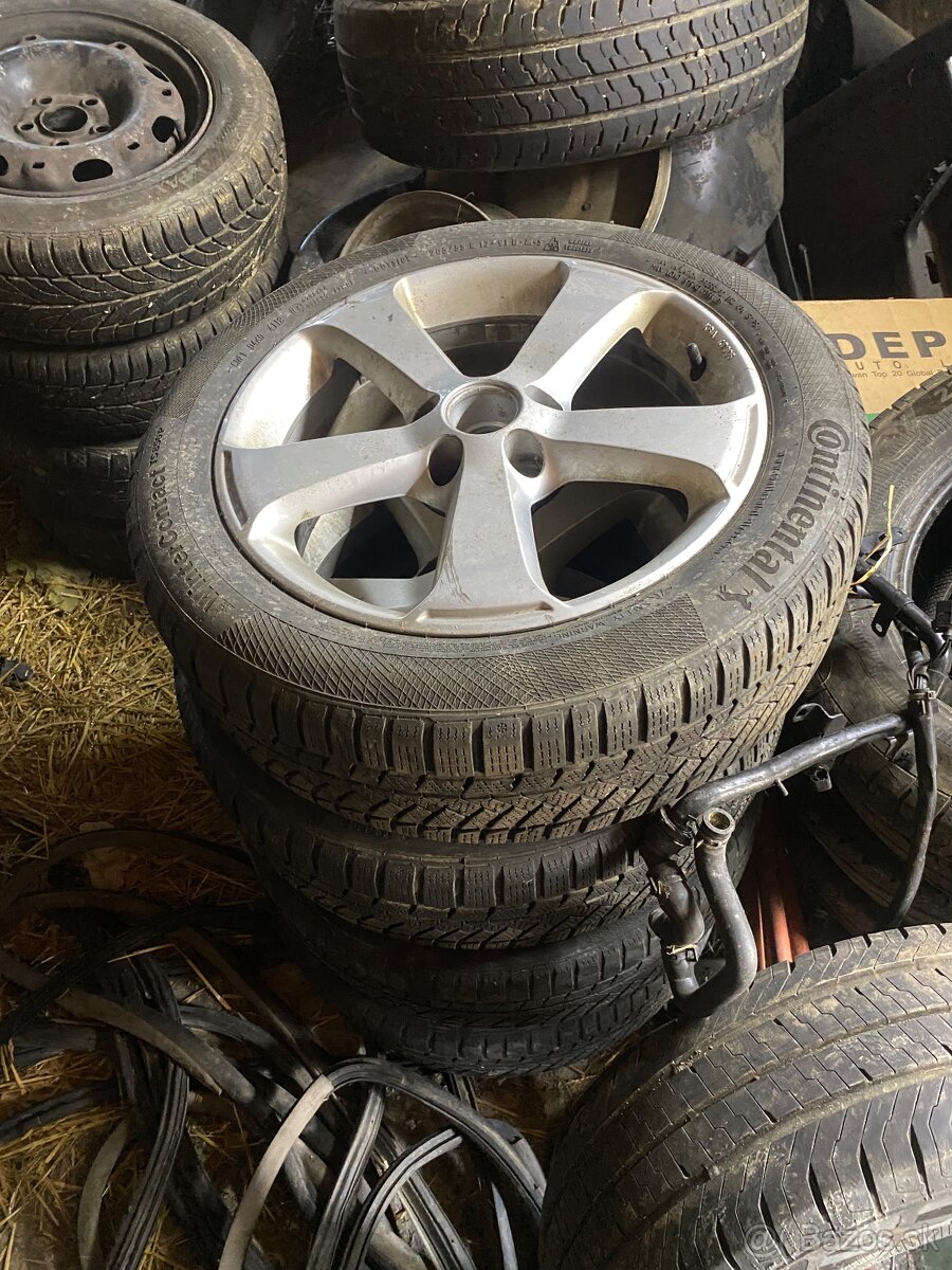 5x112 R17 Sada Alu Diskov 1k8071497 Originál Vw
