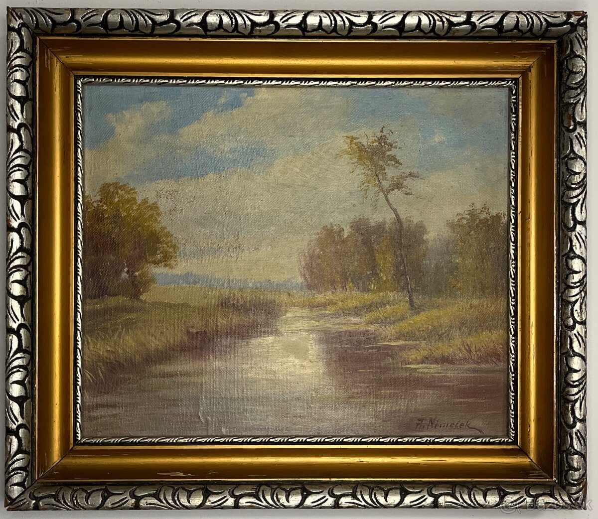 A. Němeček – olejomaľba