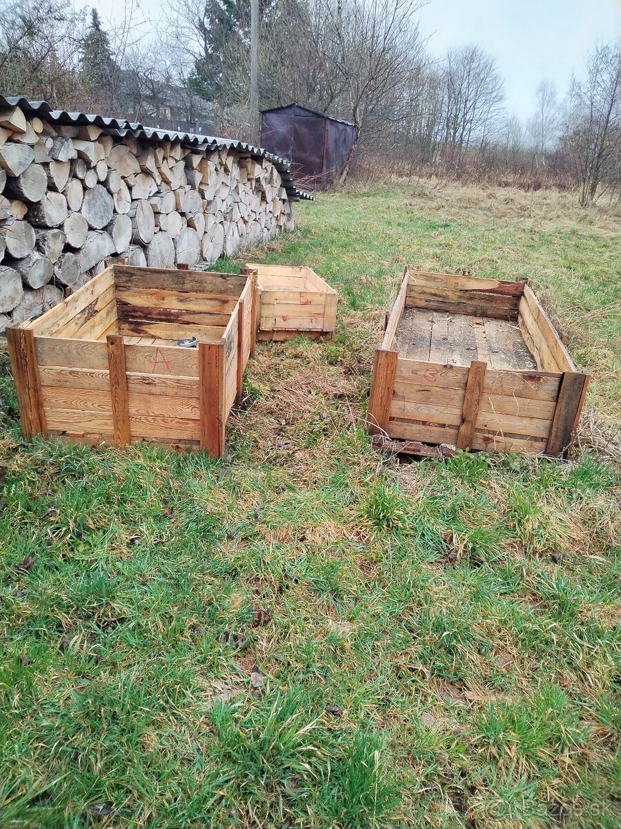 Predám vyvýšený, drevený záhon