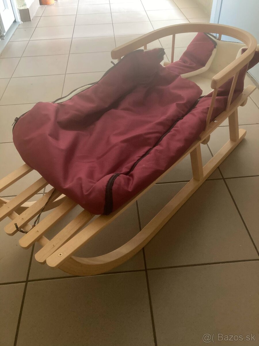 Detske sánky s fusakom