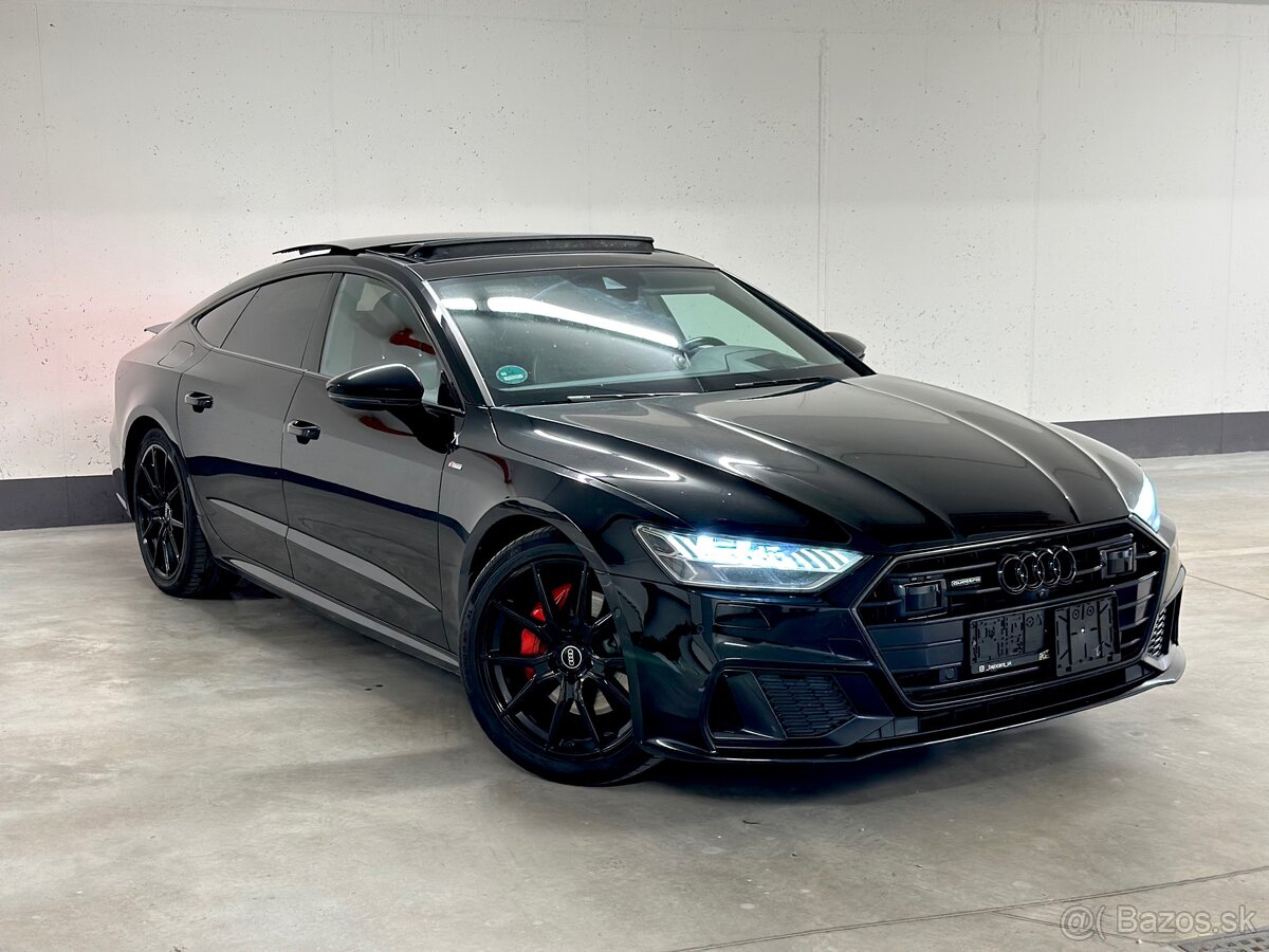 Audi A7 3.0 TDi 210kw MhEv Quattro S-line BlackONBlack