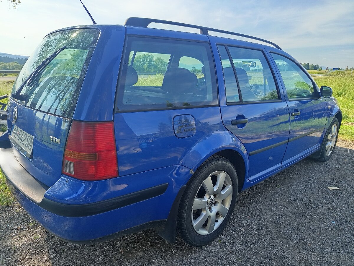 Rozpredám VW Golf 4 Variant 1.9TDI 66KW ALH