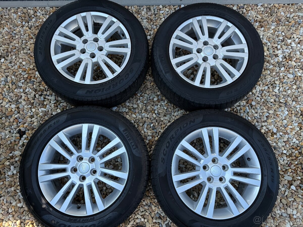 6ks original Land Rover disky + 4ks zimné pneu (Discovery 4)