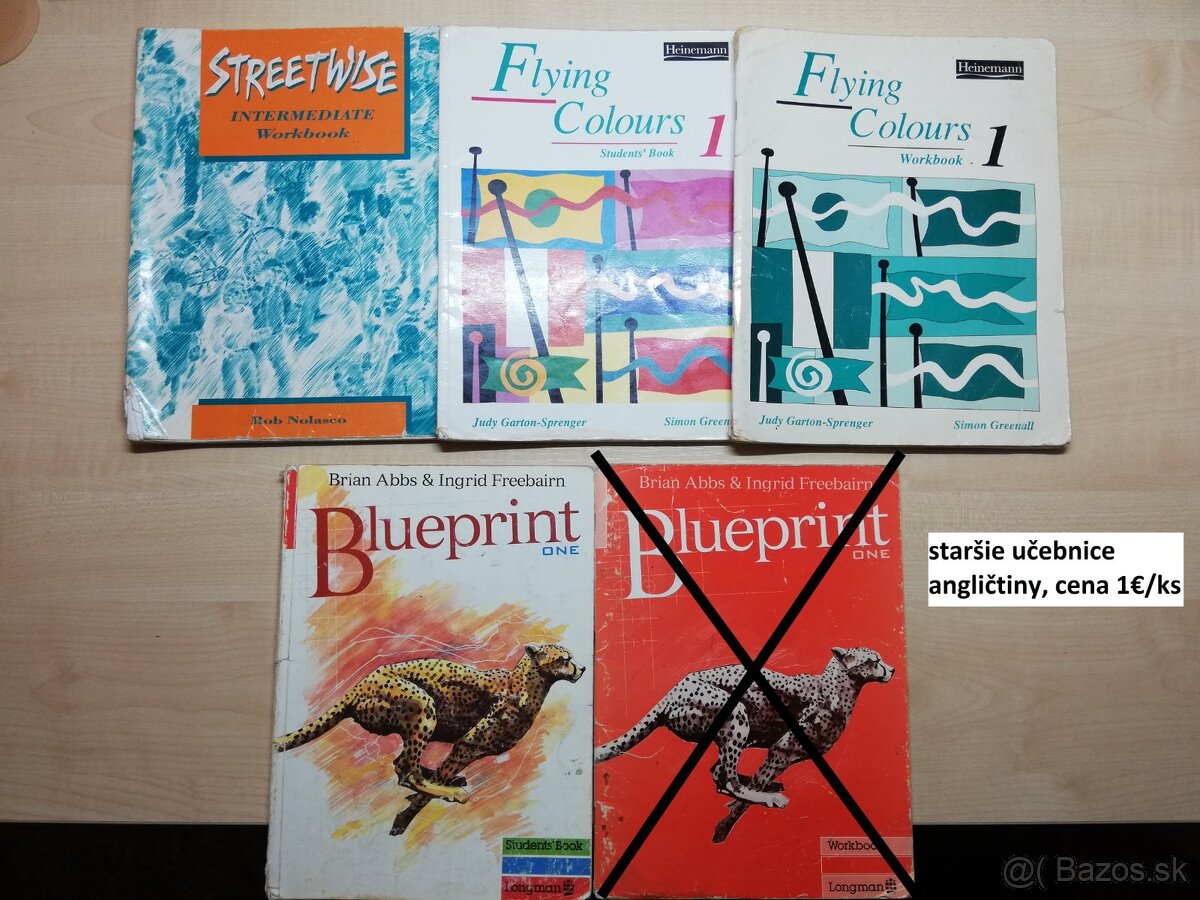 Staršie učebnice angličtiny