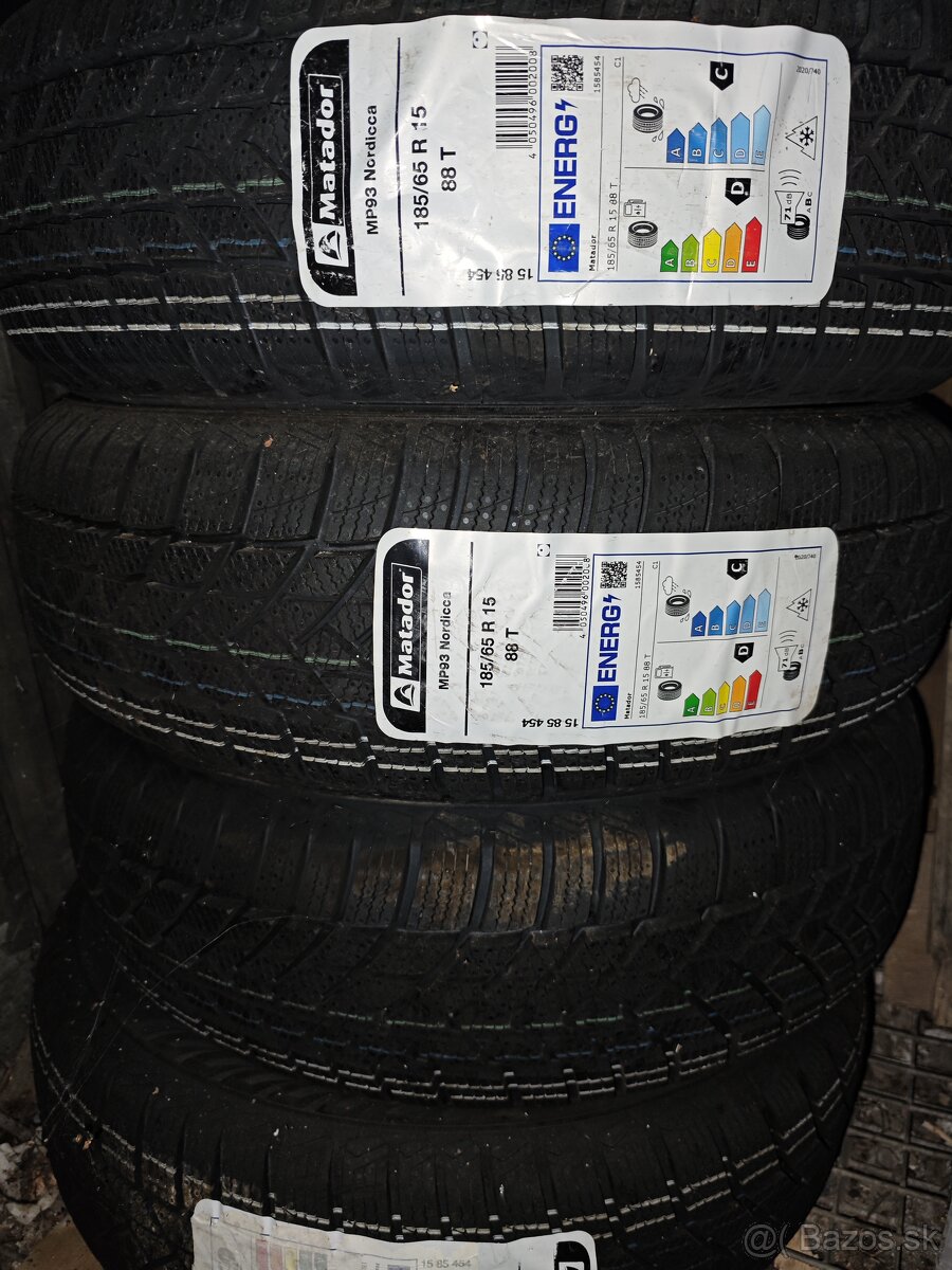 Nové pneu Matador Nordicca 185/65 R15