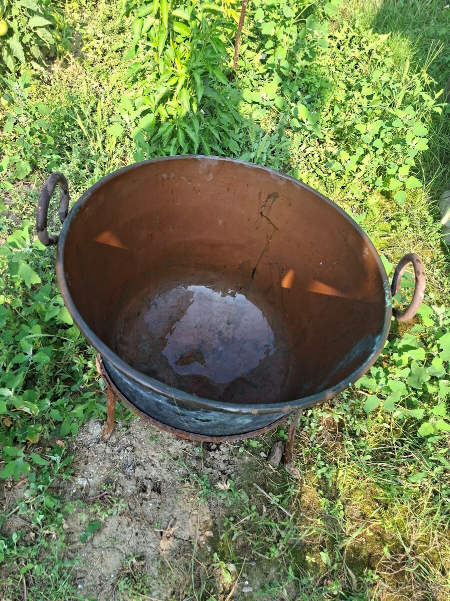 Medený kotlik 50l