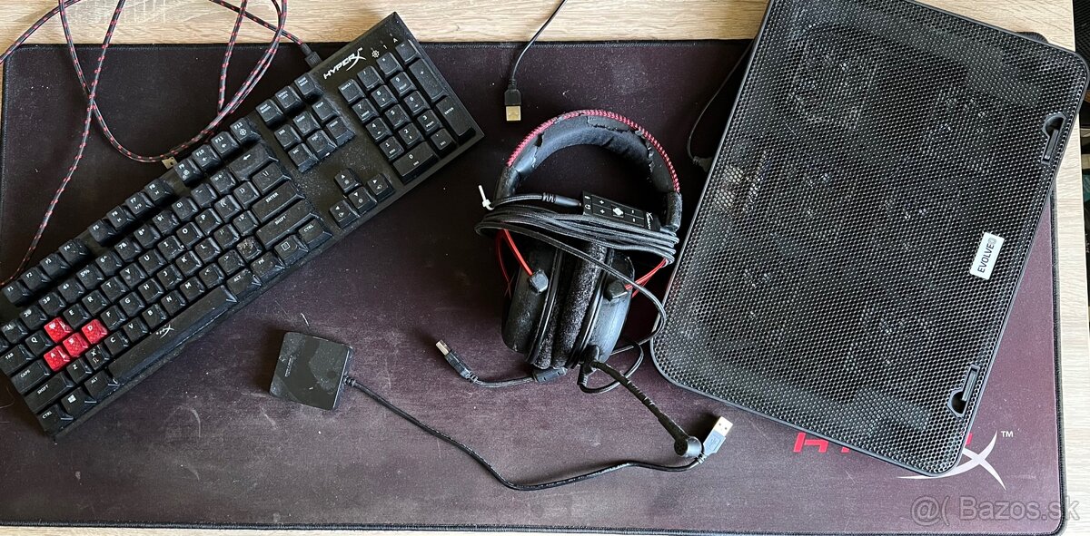 Herný Set - Slúchadlá - Klávesnica - USB Hub -