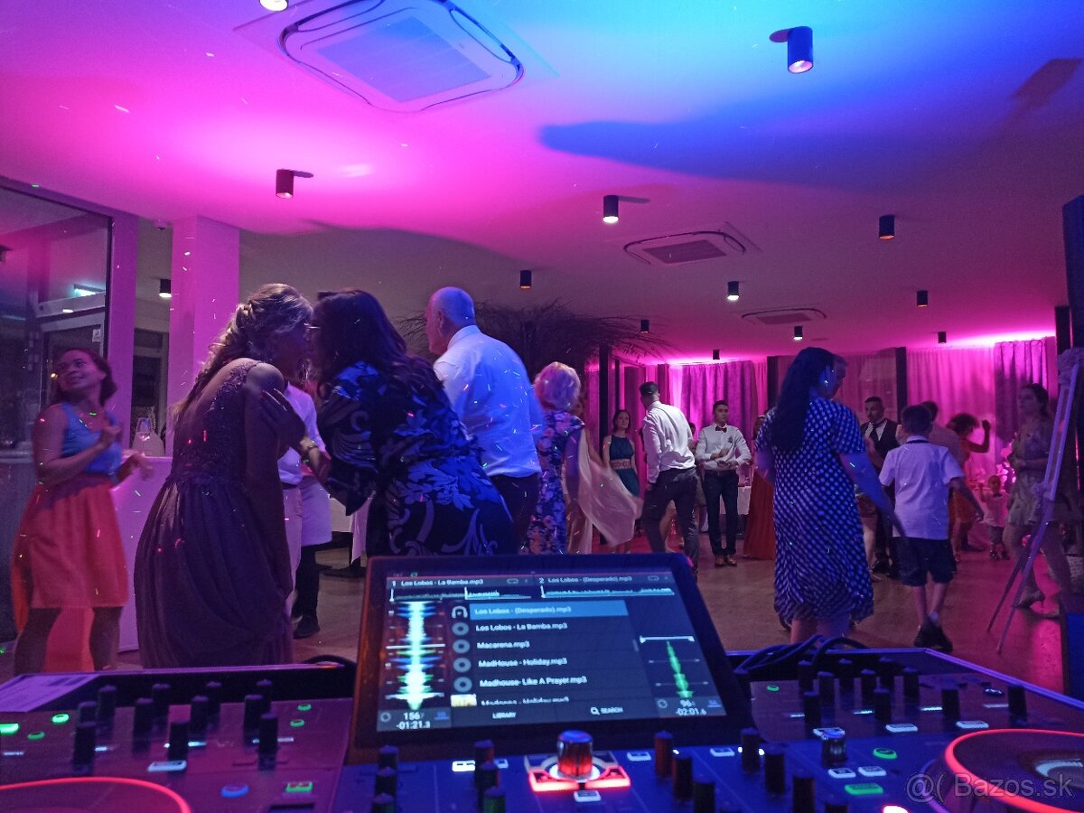 Dj,ozvučenie, osvetlenie, projekcia