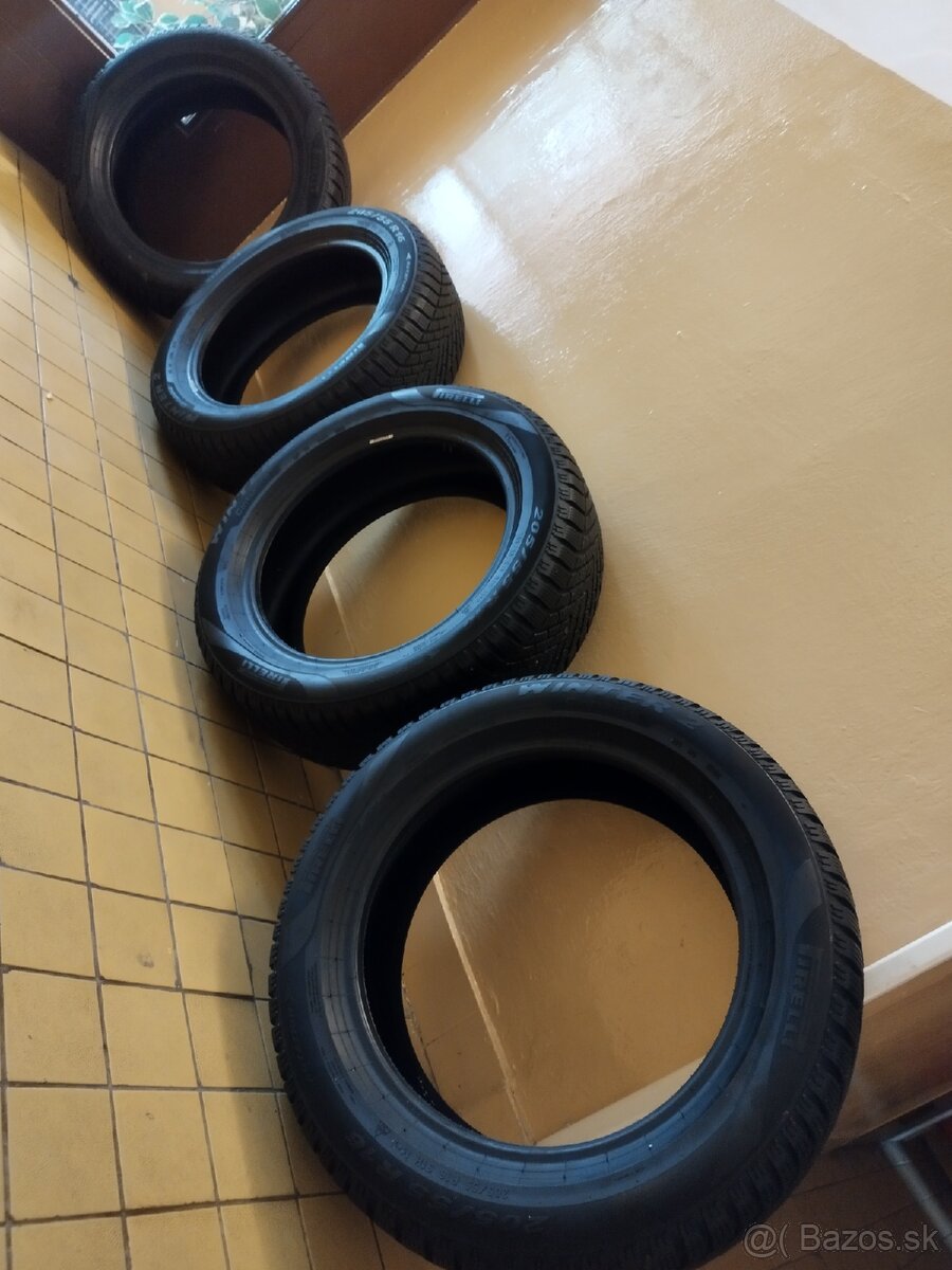 zimne pneumatiky 205/55 r16 PIRELLI