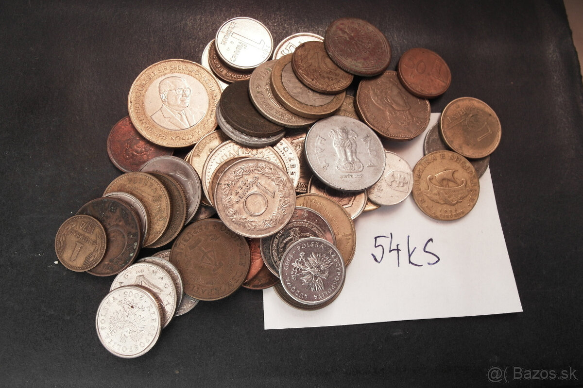 Staré mince 54ks