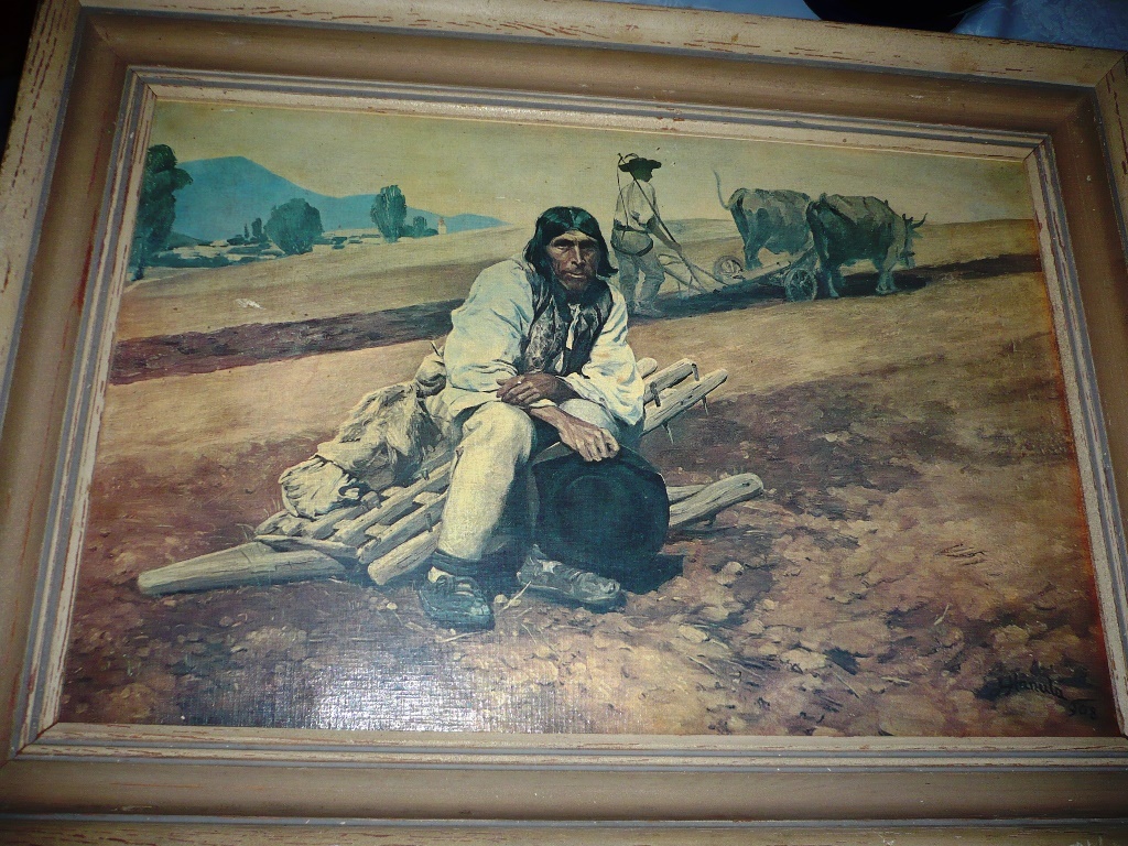 Obraz - reprodukcia Jozef Hanula – Na rodnej hrude